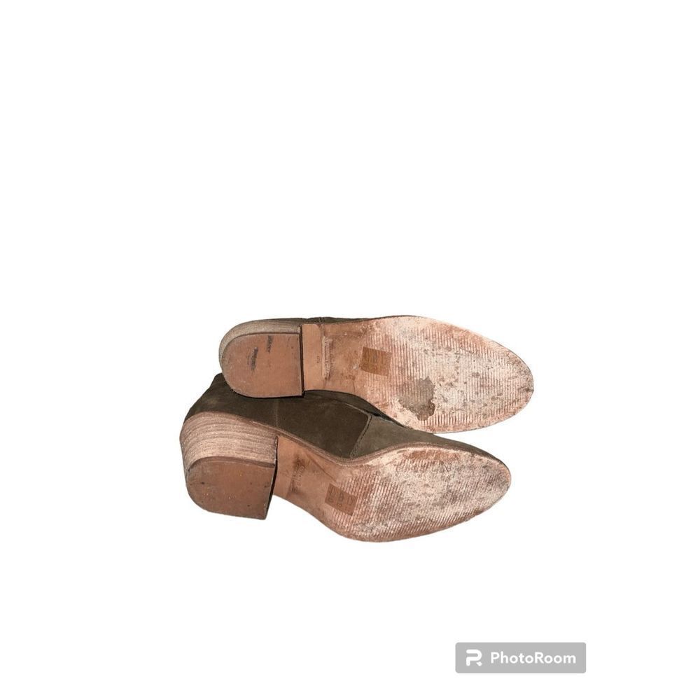 ✨Madewell Janice Ankle Boots Olive Suede Shoes✨ - Picture 7 of 9